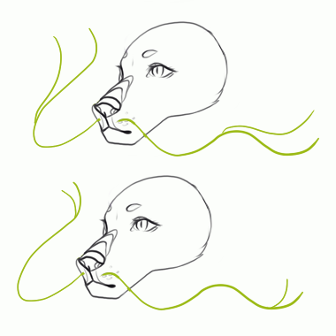 Click to view larger size Split Whiskers